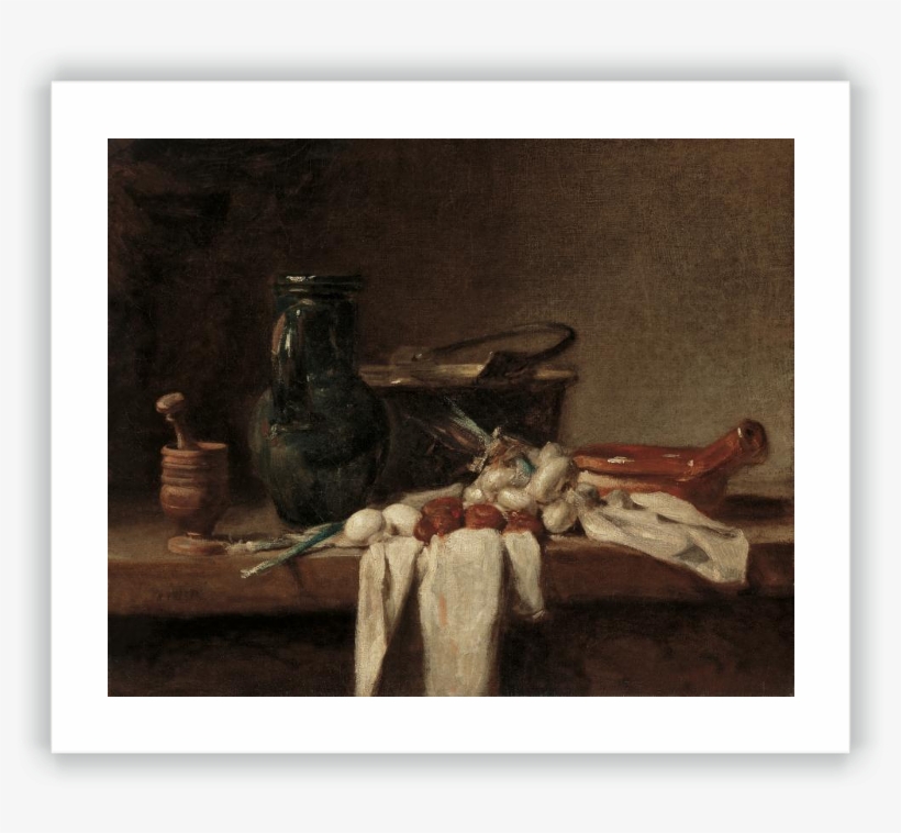 Still Life With Pestle And Mortar, Pitcher And Copper - Still Life With Jug And Copper Pot Art Print, transparent png #5690103