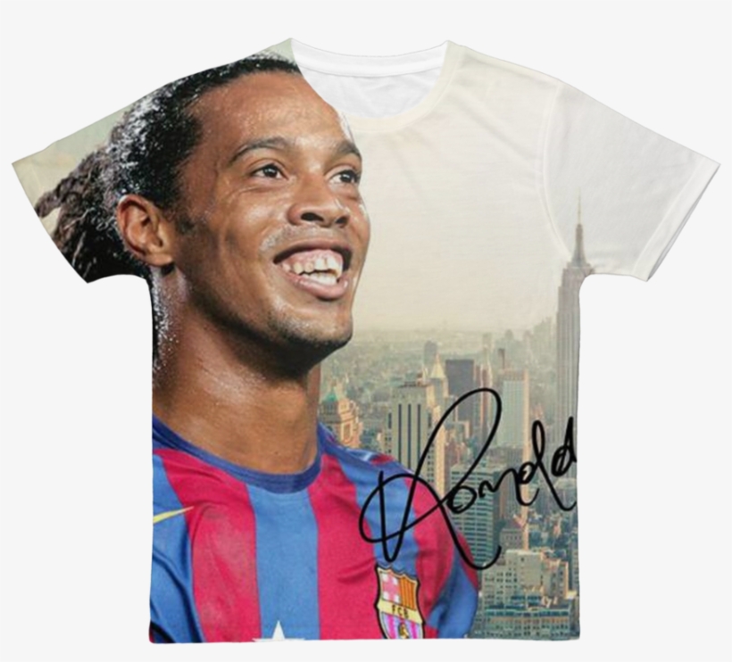 Ronaldinho ﻿classic Sublimation Adult T-shirt - خلفيات رونالدينو, transparent png #5690764