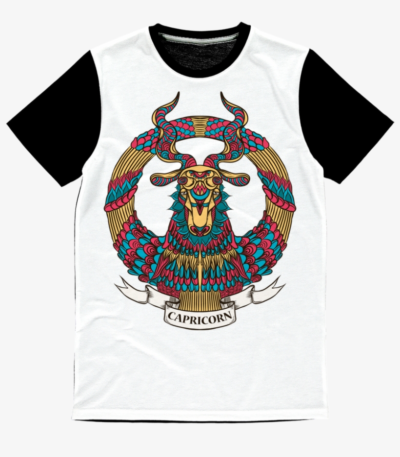 Capricorn ﻿classic Panel T Shirt Apparel Michael's - T-shirt, transparent png #5690826