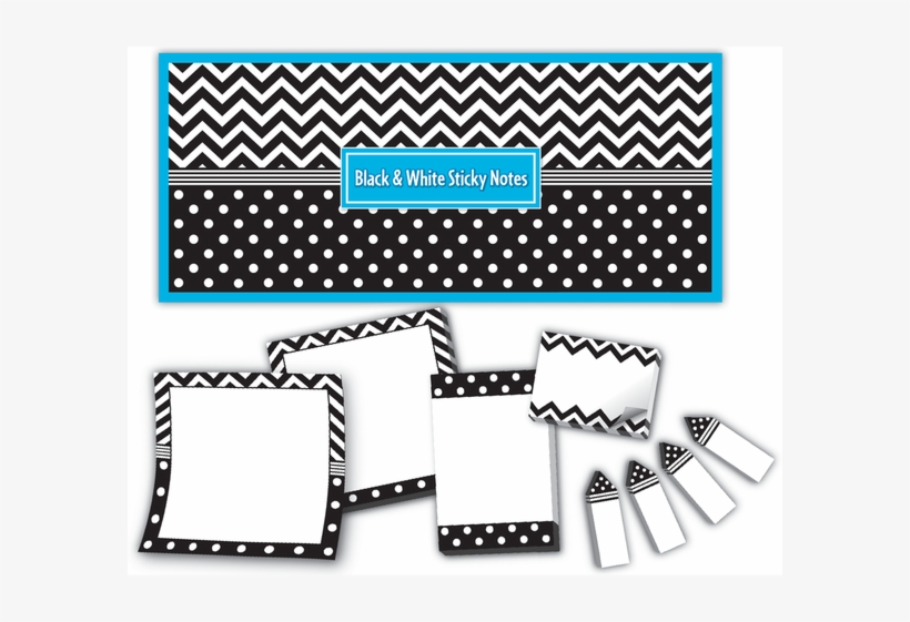 Black & White Sticky Notes - Post-it Note, transparent png #5691002