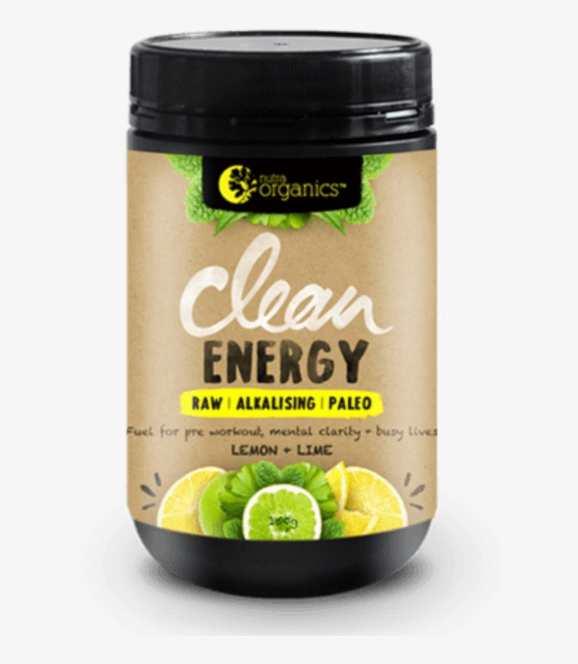 Protein1 Rocd9ziogabu - Nutraorganics - Clean Energy Protein, Lemon And Lime, transparent png #5691060