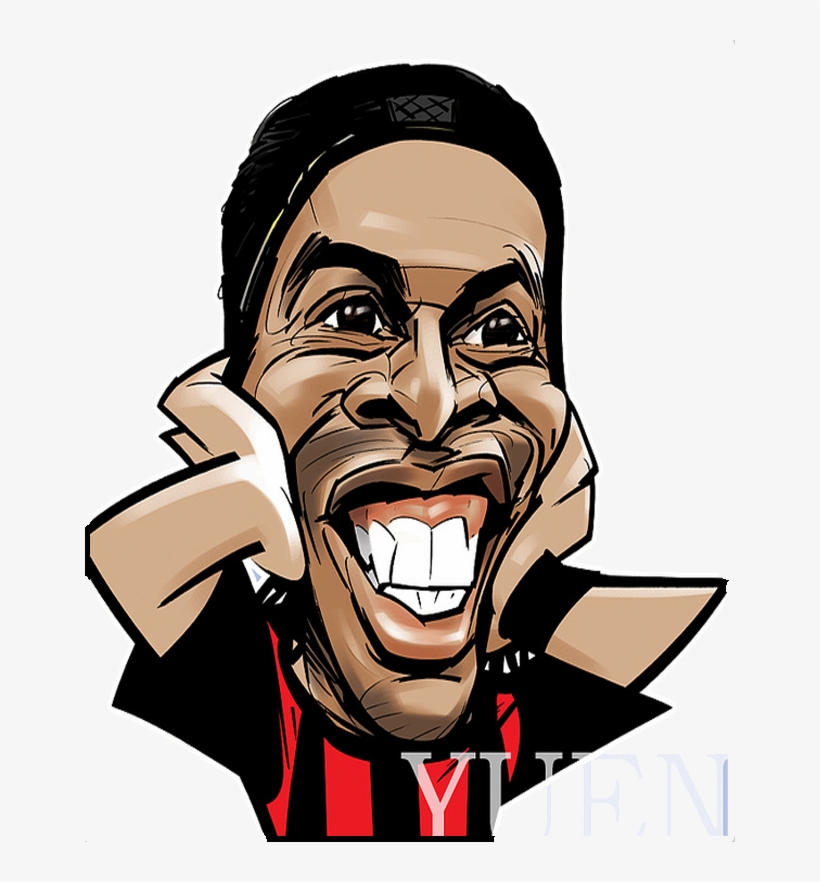 Ronaldinho - Caricature, transparent png #5691703