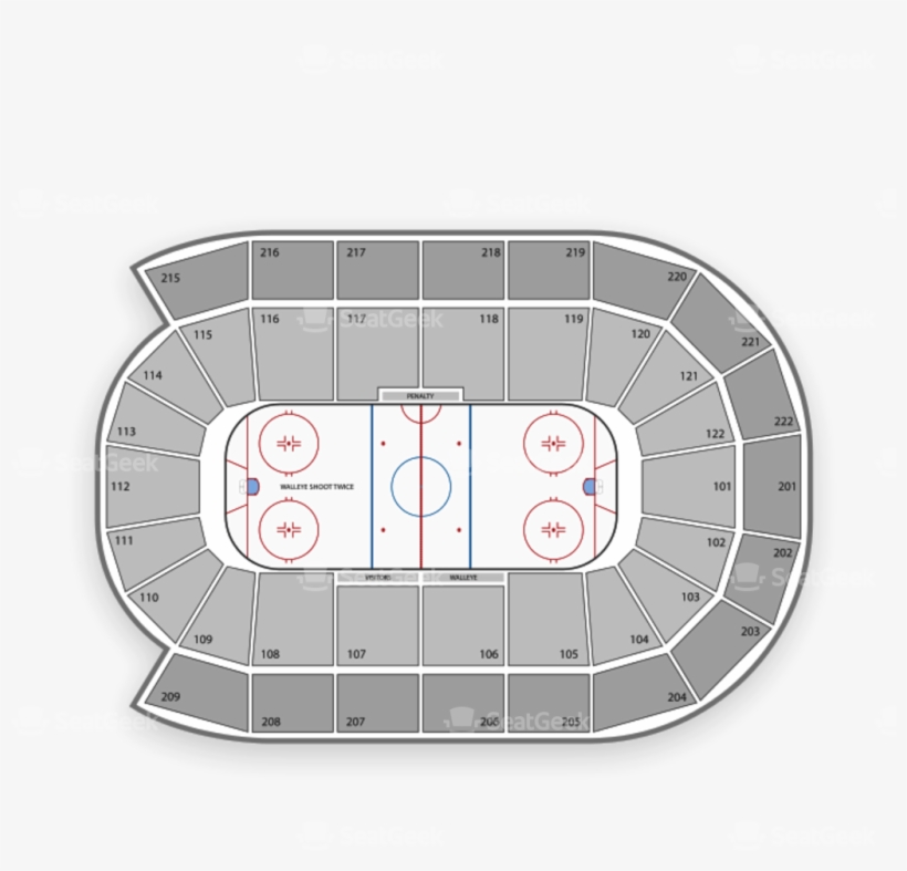 Wheeling Nailers At Toledo Walleye, March Minor League - Huntington Center, transparent png #5692452