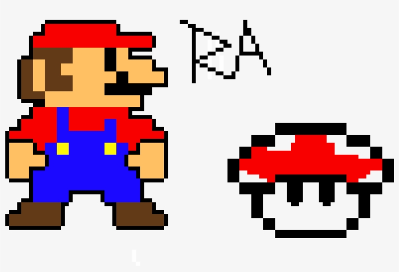 Mario Pixel Art - Mario, transparent png #5692453