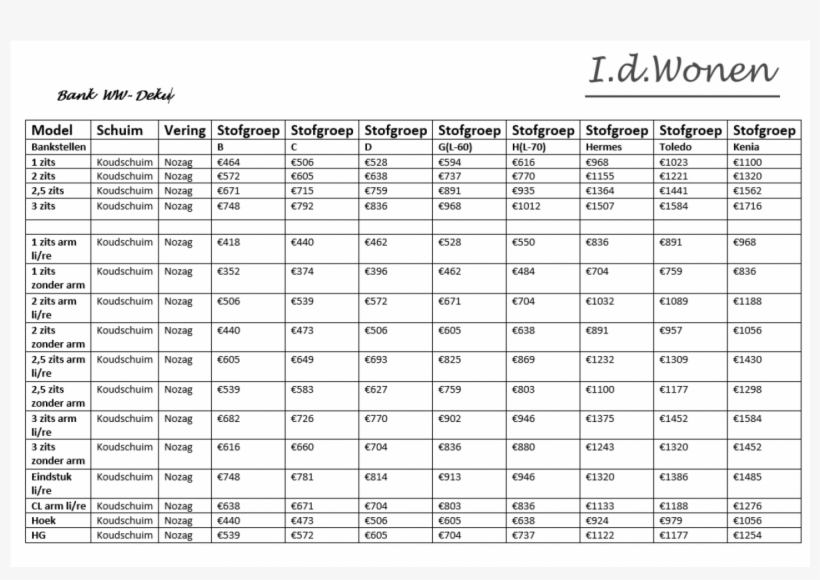 Prijslijst Ww-deku - Paper, transparent png #5693238