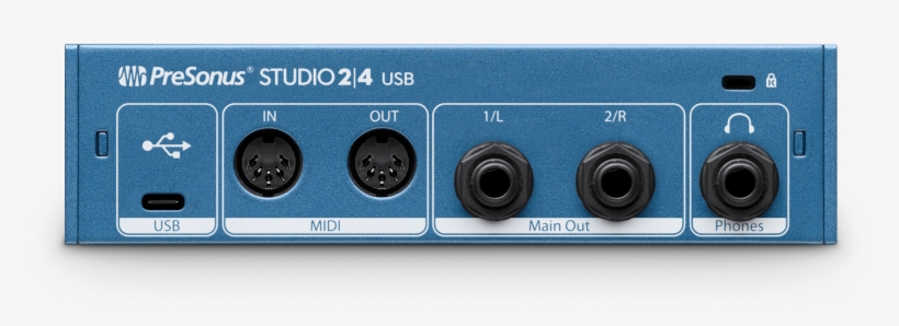 4 Rear View - Presonus Studio 2 4, transparent png #5693639