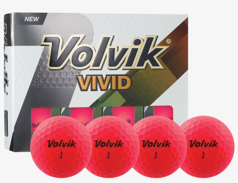 Volvik Vivid Golf Balls, transparent png #5693643