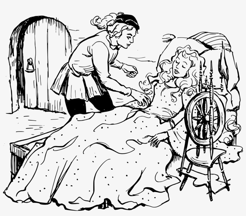 This Free Icons Png Design Of Sleeping Beauty Line, transparent png #5693803