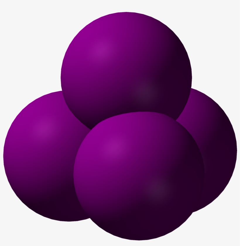 Carbon Tetraiodide 3d Vdw - Balloon, transparent png #5693919
