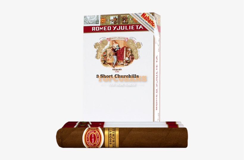 Romeo Y Julieta Short Churchills Tubos Box Of - Romeo Y Julieta Short Churchills 5, transparent png #5694035