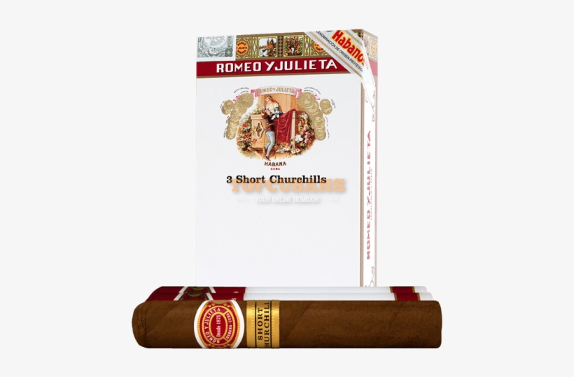 Romeo Y Julieta Short Churchills Tubos Box Of - Romeo Y Julieta Short Churchills 5, transparent png #5694035