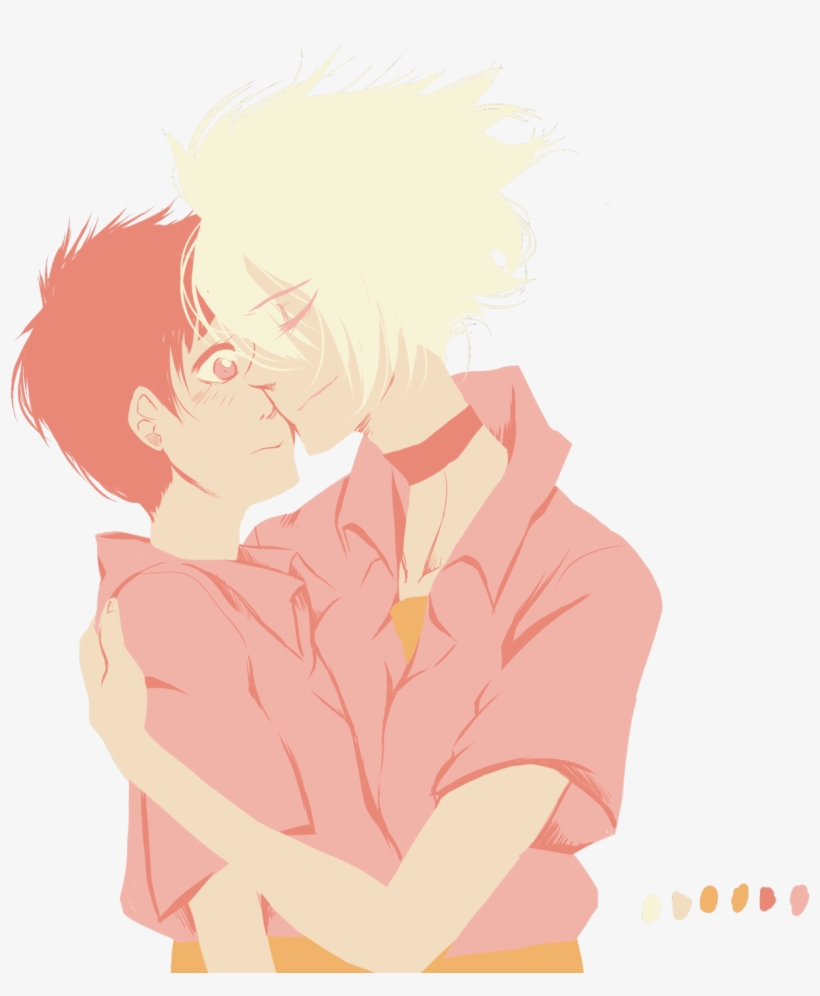 “kaworu Nagisa And Shinji Ikari In Palette - Cartoon, transparent png #5694531