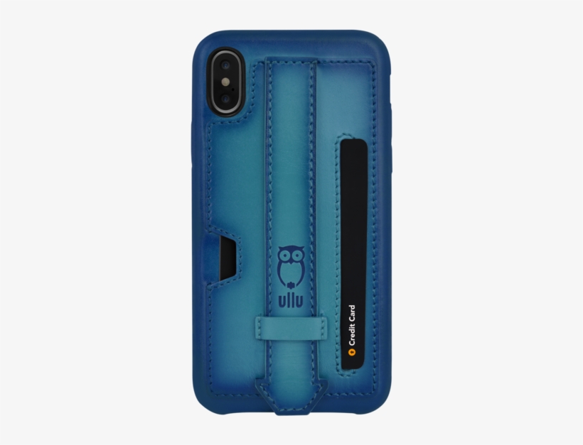 Ullu Strappy Case In Hand-colored Leather Iphone X/xs, - Iphone Xs Max Finger Strap Case, transparent png #5695024