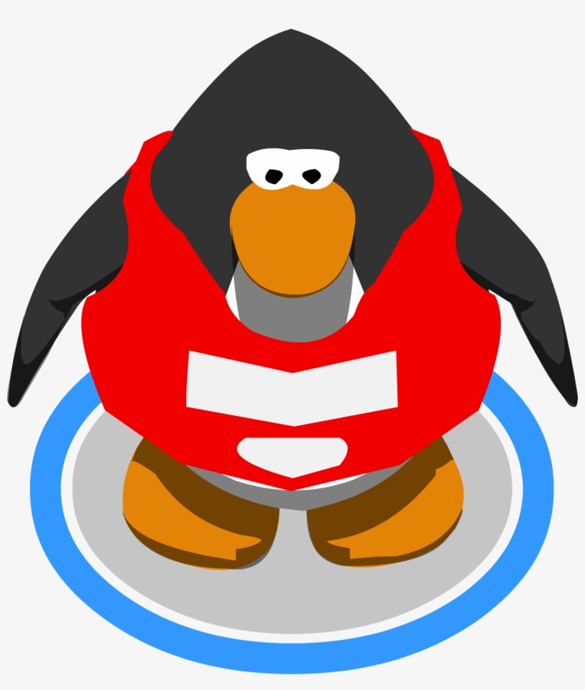 Lifeguard Shirt Ingame - Club Penguin Png, transparent png #5695699
