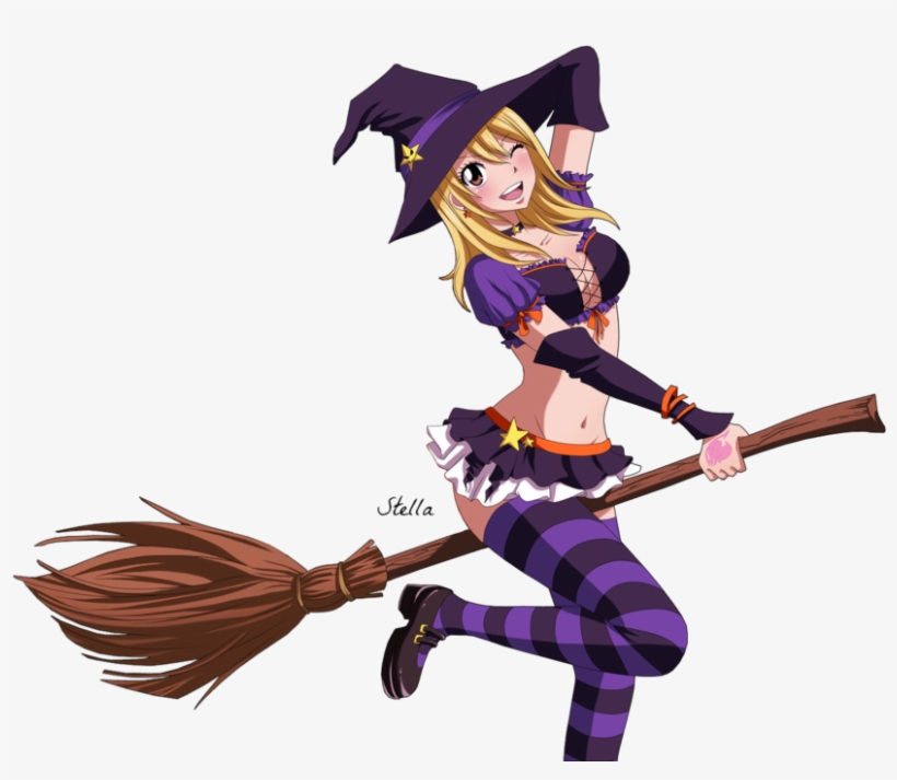 Lucy Heartfilia Halloween Render By Stella1994x - Fairy Tail Lucy Halloween, transparent png #5695981