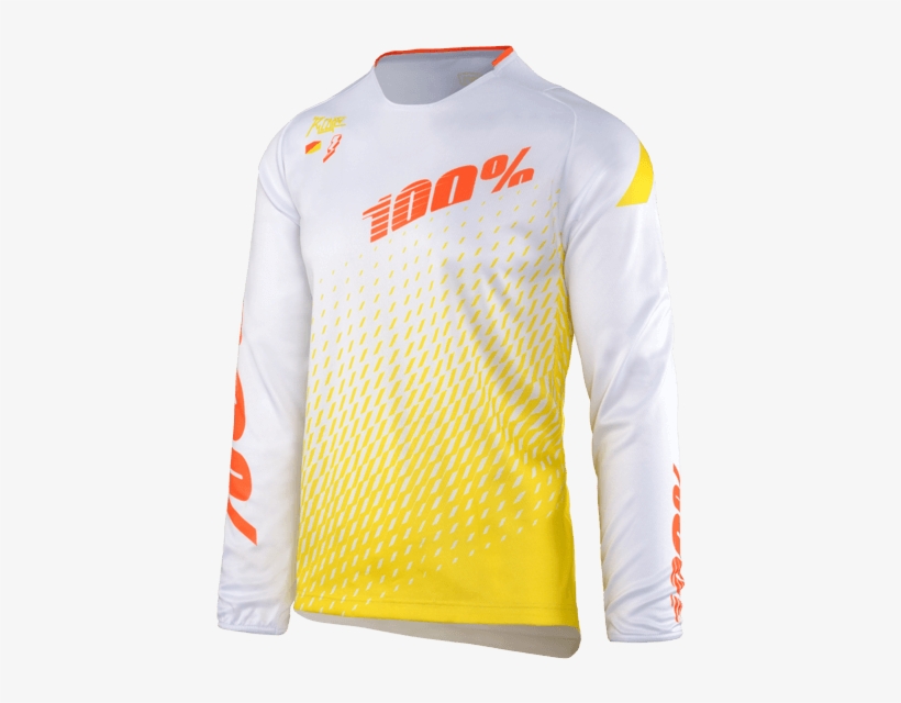 41100 000 Supra F - 100 Percent Mtb Cyklodres S Dlouhým Rukávem R-core, transparent png #5697164
