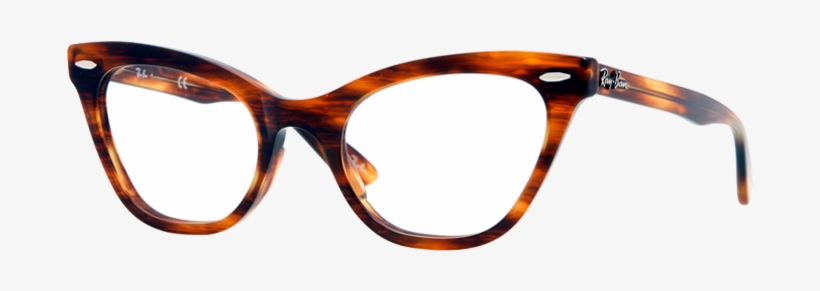 Cat Eyeglasses That Could Actually Fit My Big Head - Ray Ban 5226, transparent png #5698506