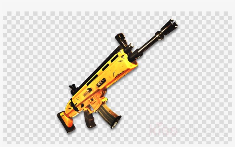 Scar Fortnite Clipart Fortnite Battle Royale Fn Scar - Fortnite Guns, transparent png #5698615