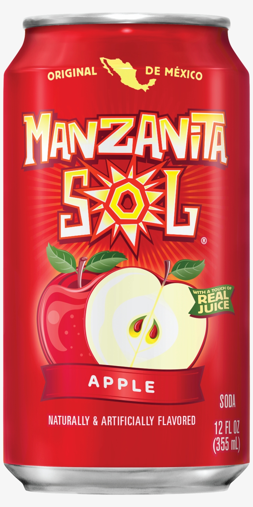- Manzanita Sol - Manzanita Sol Apple Soda Can, transparent png #5698951