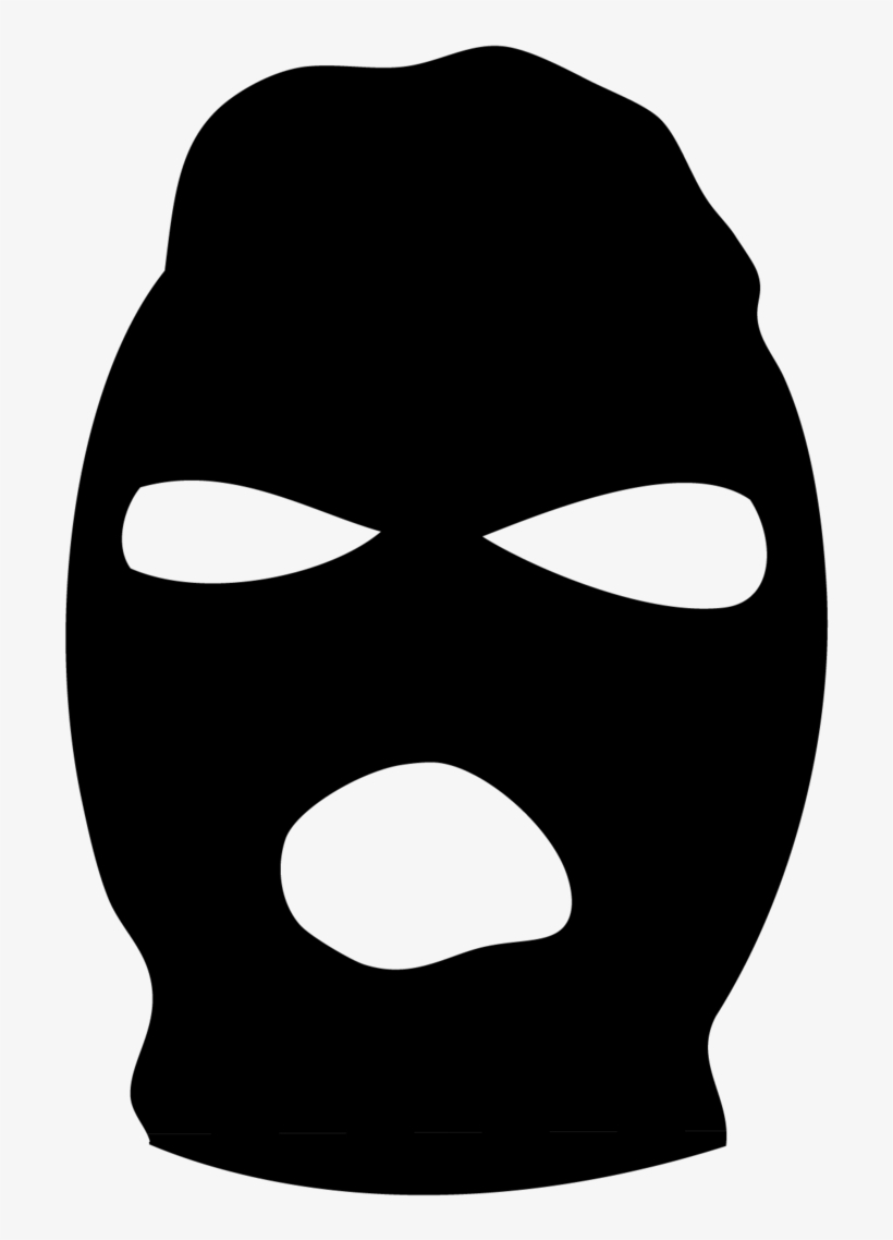 Youtube Balaclava Mask Free Clipart Hd - Ski Mask Clipart, transparent png #5698952