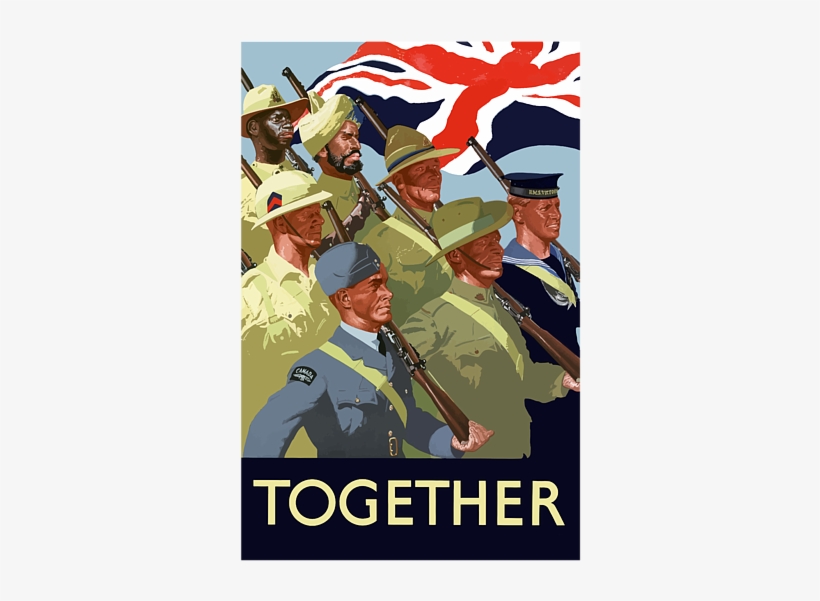 Click And Drag To Re-position The Image, If Desired - British Ww2 Propaganda Together, transparent png #5699930