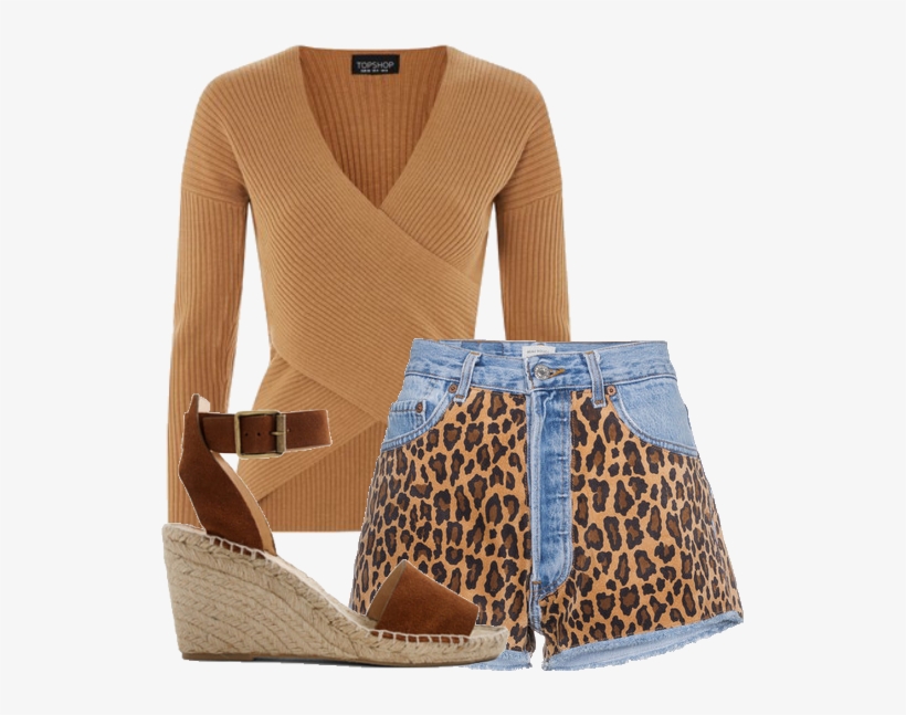 Cheetah Print - J.crew Womens Corsica Espadrille Wedges In Suede (size, transparent png #570140