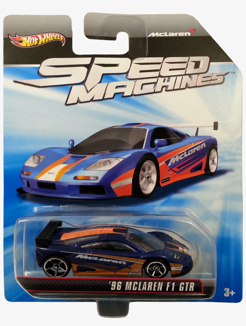 '96 Mclaren F1 Gtr Package Front - Hot Wheels Speed Machines Mclaren F1 Gtr, transparent png #570147