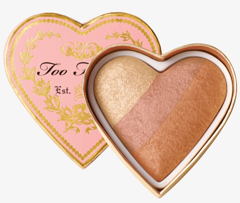 Sweethearts - Too Faced Heart Blush Peach, transparent png #570394