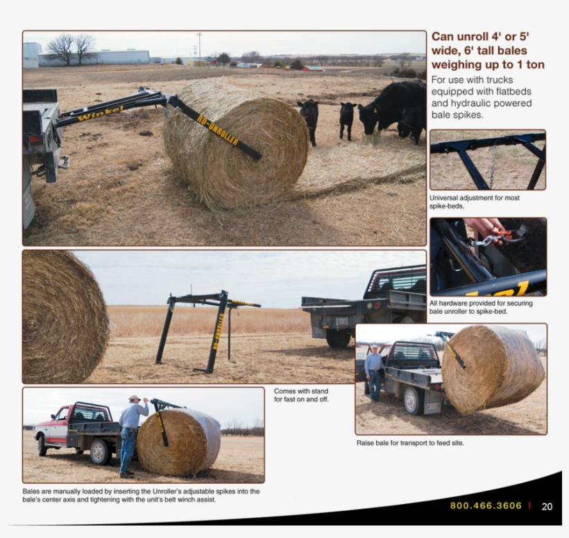 Big Bale Unroller Option - Winkel Bale Unroller, transparent png #570418