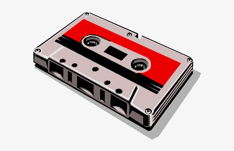 Cassette Tape Royalty Free Vector Clip Art Illustration - Cassette Tape Png, transparent png #571164