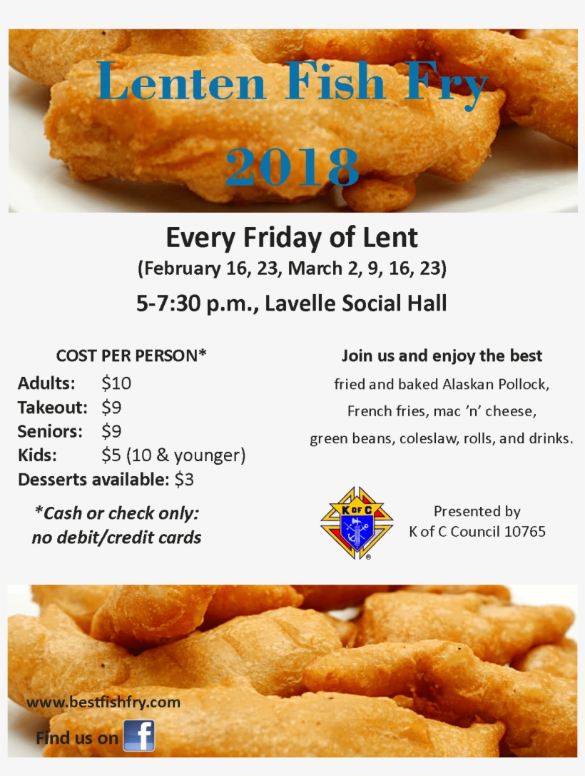 Lenten Fish Fry - Knights Of Columbus, transparent png #571213