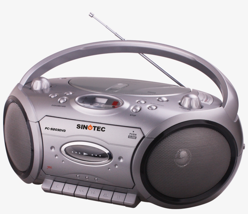 Portable Dvd/cassette Player With Radio - Casette Recorder, transparent png #571327