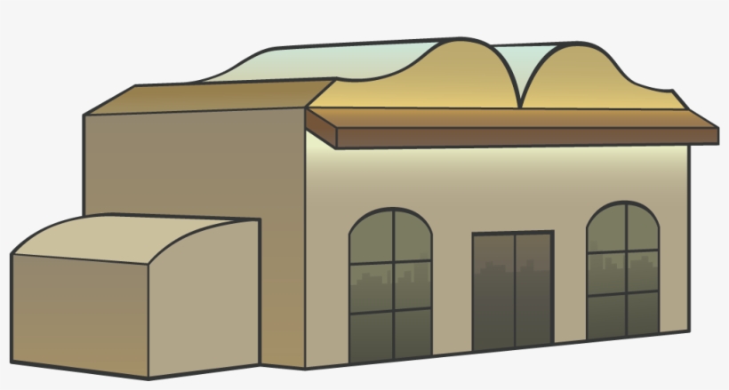 Mostly Buildings This Time, Courtesy Of Illustrator - Roof, transparent png #571463
