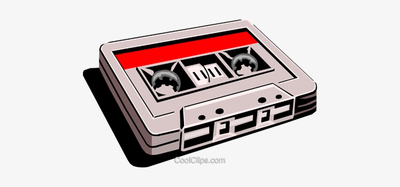 Cassette Tape Royalty Free Vector Clip Art Illustration - Illustration, transparent png #571504