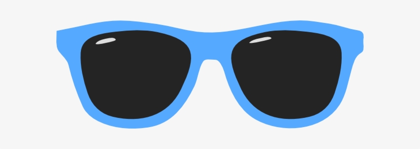 Blue Sunglass Png - Blue Sunglasses Clipart, transparent png #571755