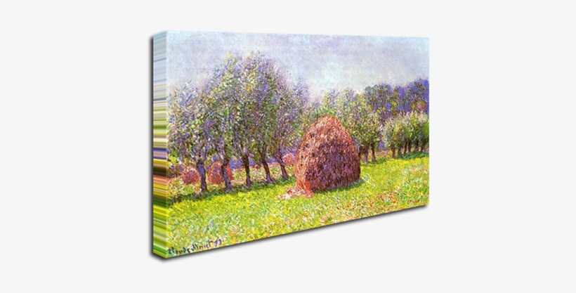 Heap Of Hay In The Field - Poster: Claude Monet Heap Of Hay, transparent png #571868