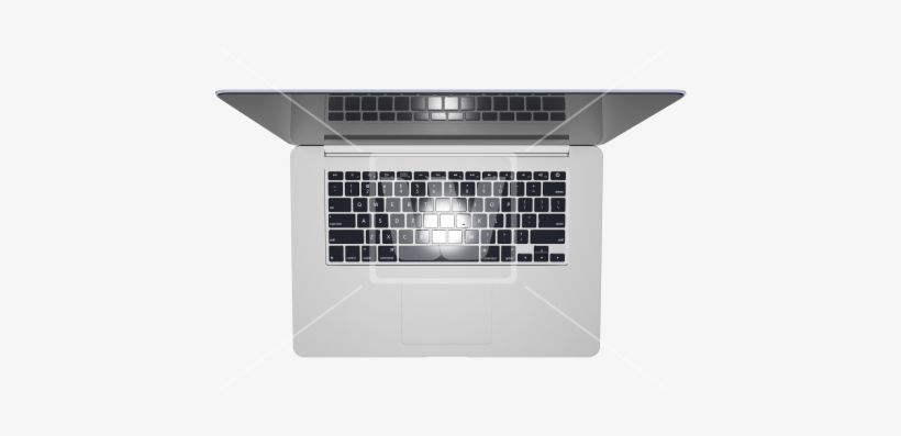 Laptop Top View - Macbook Pro, transparent png #572276