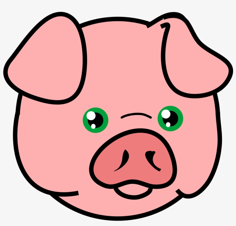 Pig Icon - Pig Head Clip Art, transparent png #572309