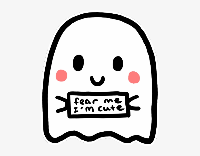 Cute Doodles For Your Boyfriend Tumblr - Cute Ghost, transparent png #572403