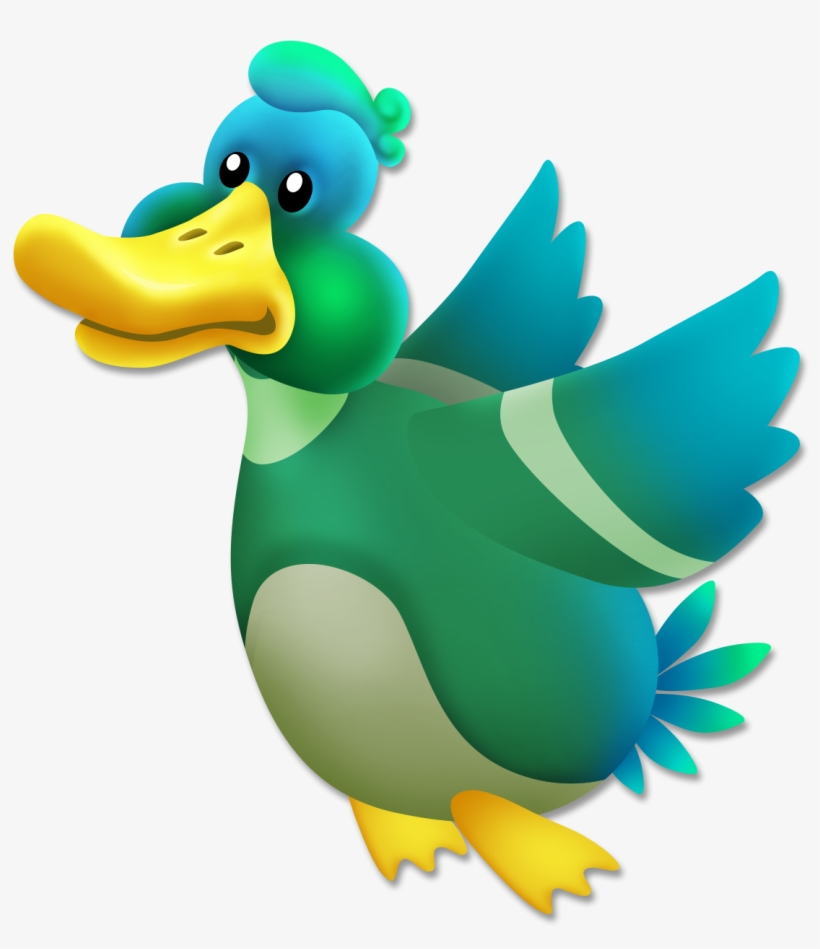 Image Duck Flying Png - Hay Day Duck, transparent png #572784