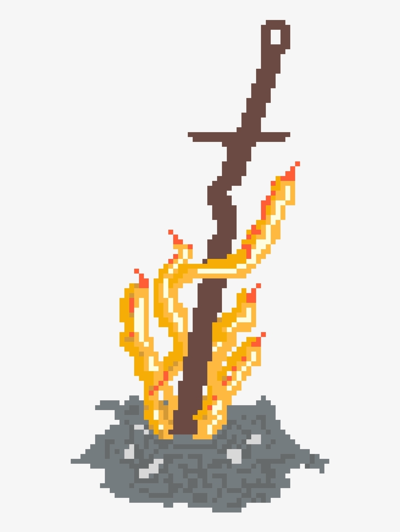 Dark Souls Bonfire Png - Bonfire Dark Souls Png, transparent png #572868