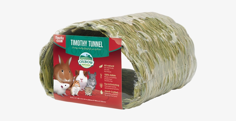 Timothy Club Tunnel - Oxbow Timothy Tunnel Rabbit Guinea Pig Chinchilla, transparent png #572898