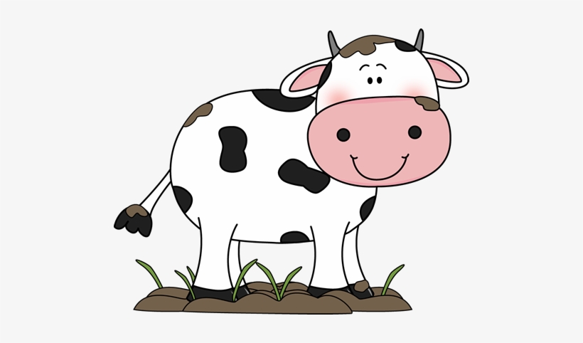 Mud Clipart Pig Face - Cow With Flower Embroidery Design, transparent png #573094