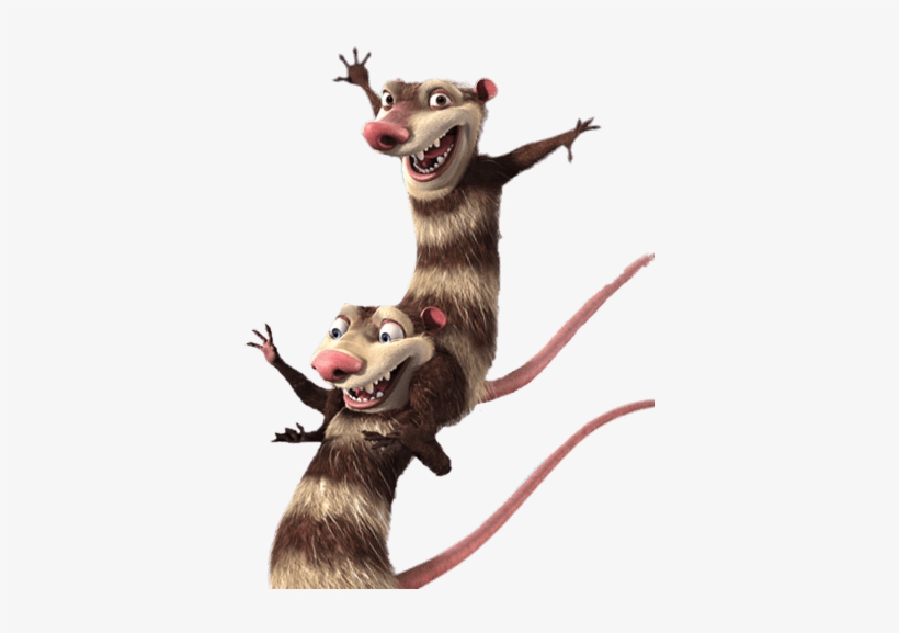 Ice Age Tyler And Dan - Personaggi Era Glaciale 5, transparent png #573185