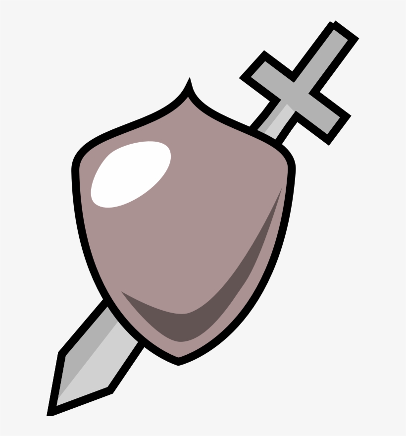 Clipart Sword Shield - Animated Sword And Shield, transparent png #573562