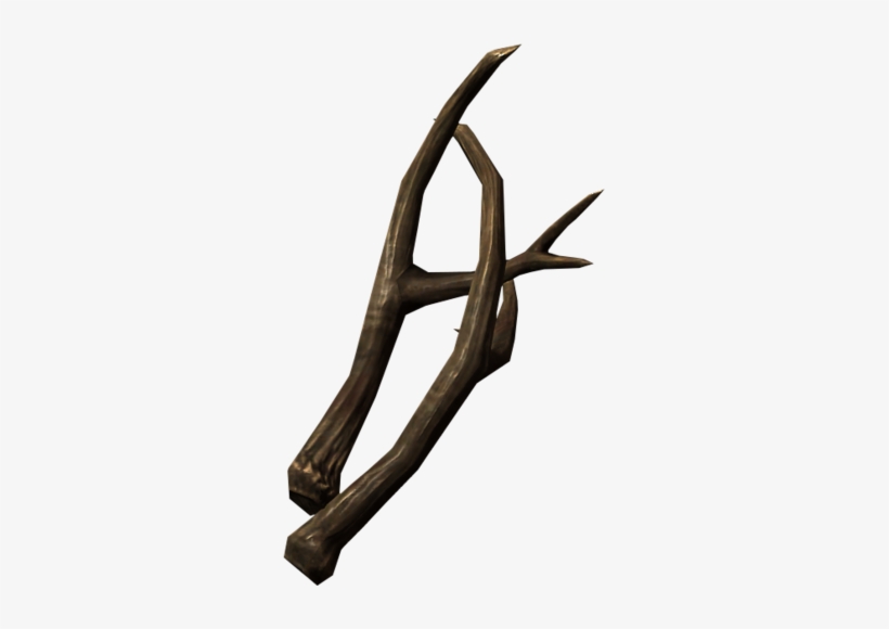 Small Antlers - Skyrim Antlers, transparent png #573586