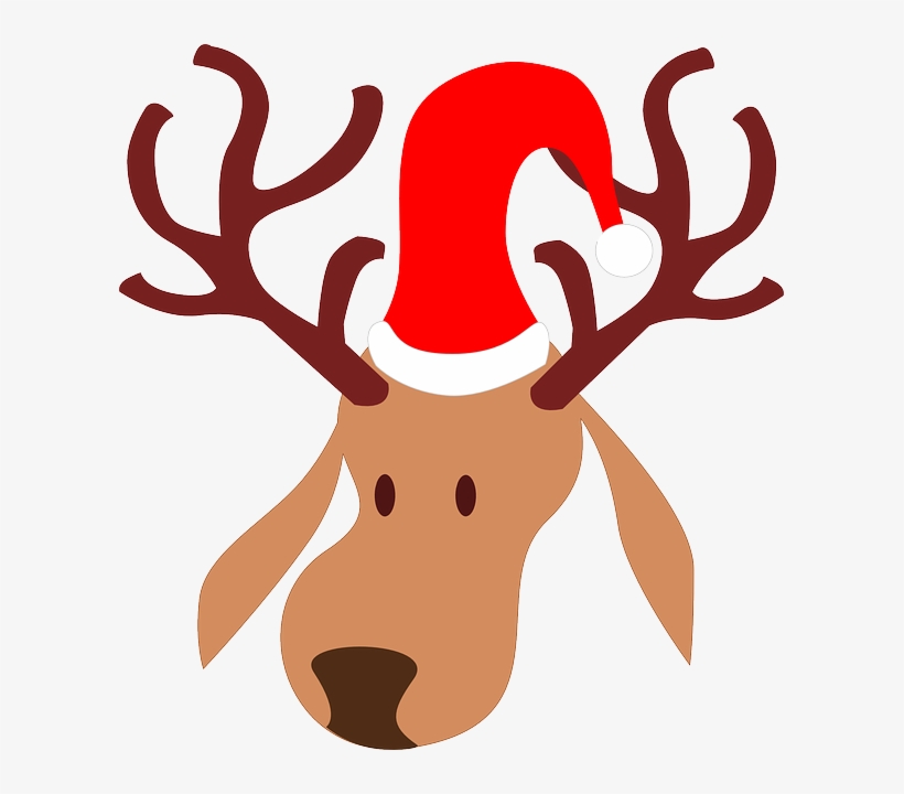 Reindeer, Christmas, Holiday, Merry Christmas - Reindeer Clipart Png, transparent png #573610