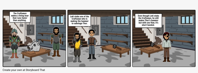 The Creation Of Thor's Hammer - Play, transparent png #573727