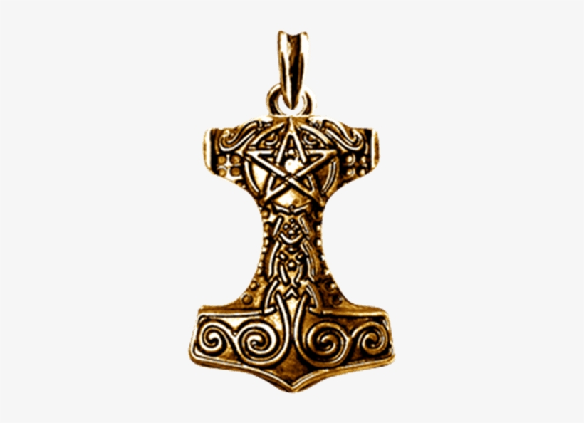 Thors Hammer Pendant - Clothing, transparent png #573861