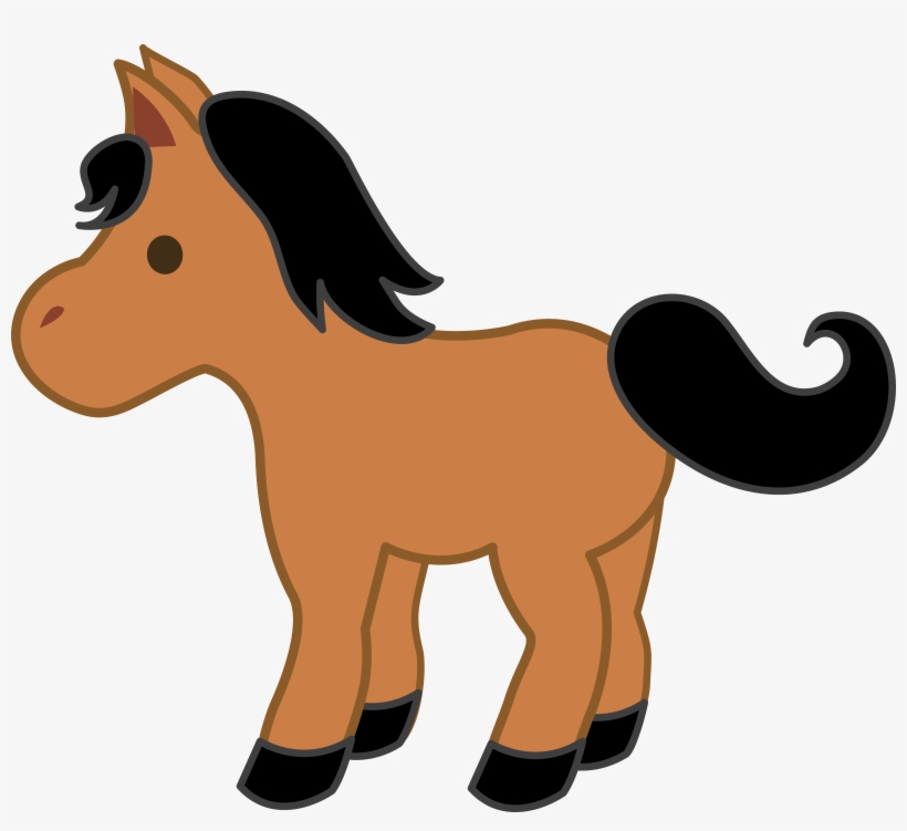 Cute Horse Head Clip Art - Clipart Cute Horse, transparent png #574146